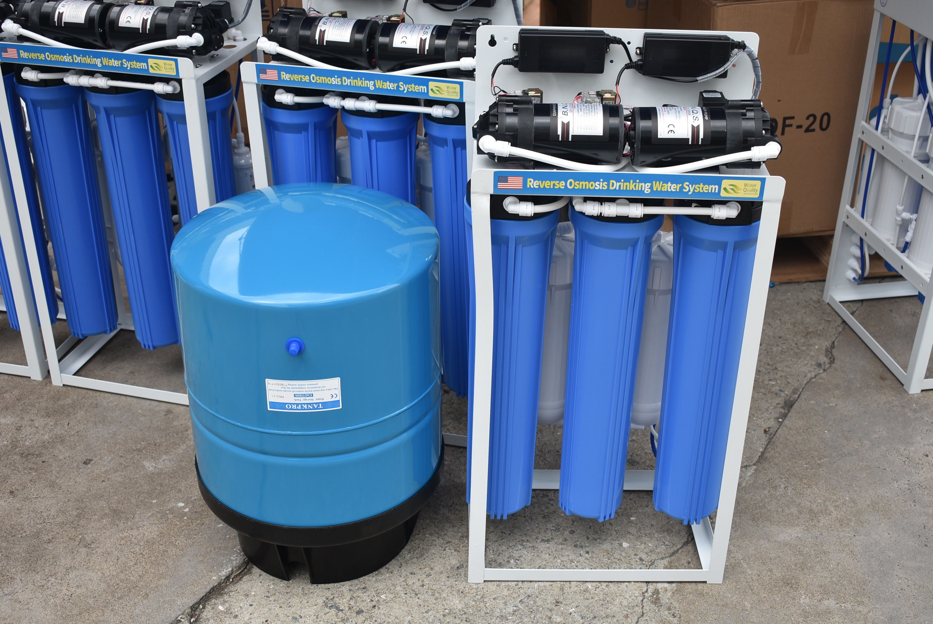 200 to 800 GPD Commercial reverse osmosis water purification systems