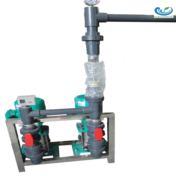 Drinking sea water purification plant pre-treatment with uv lamp for water purification