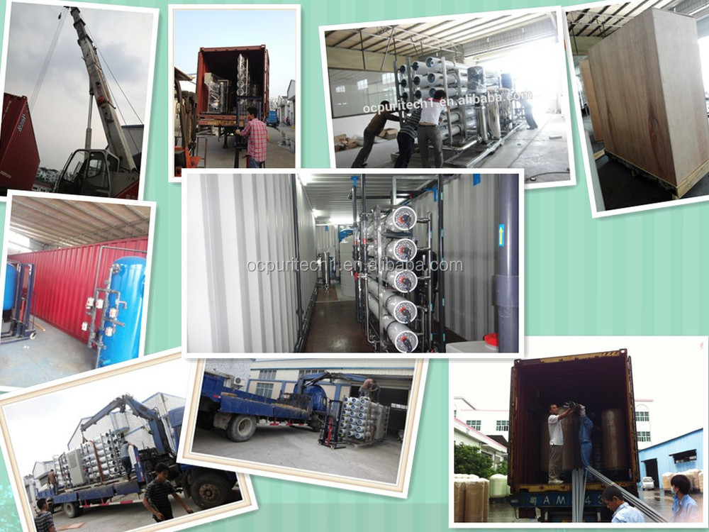 China Guangzhou 2000L/h reverse osmosis water treatment plant with DI device