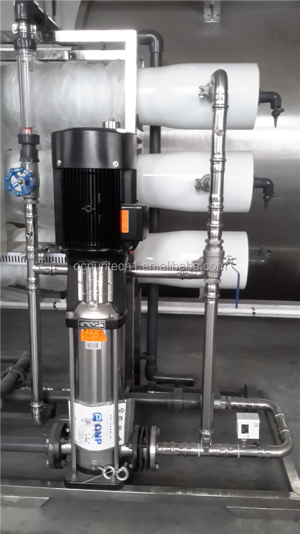 Processing water purification plant