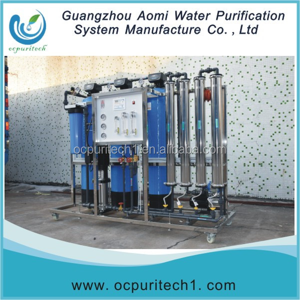 1000LPH Industrial Reverse Osmosis Water Purification System for river borehole salty water treatment system