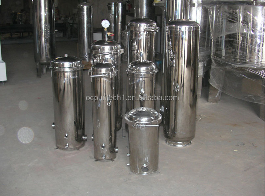 SS cartridge filter housing and bag filter vessel
