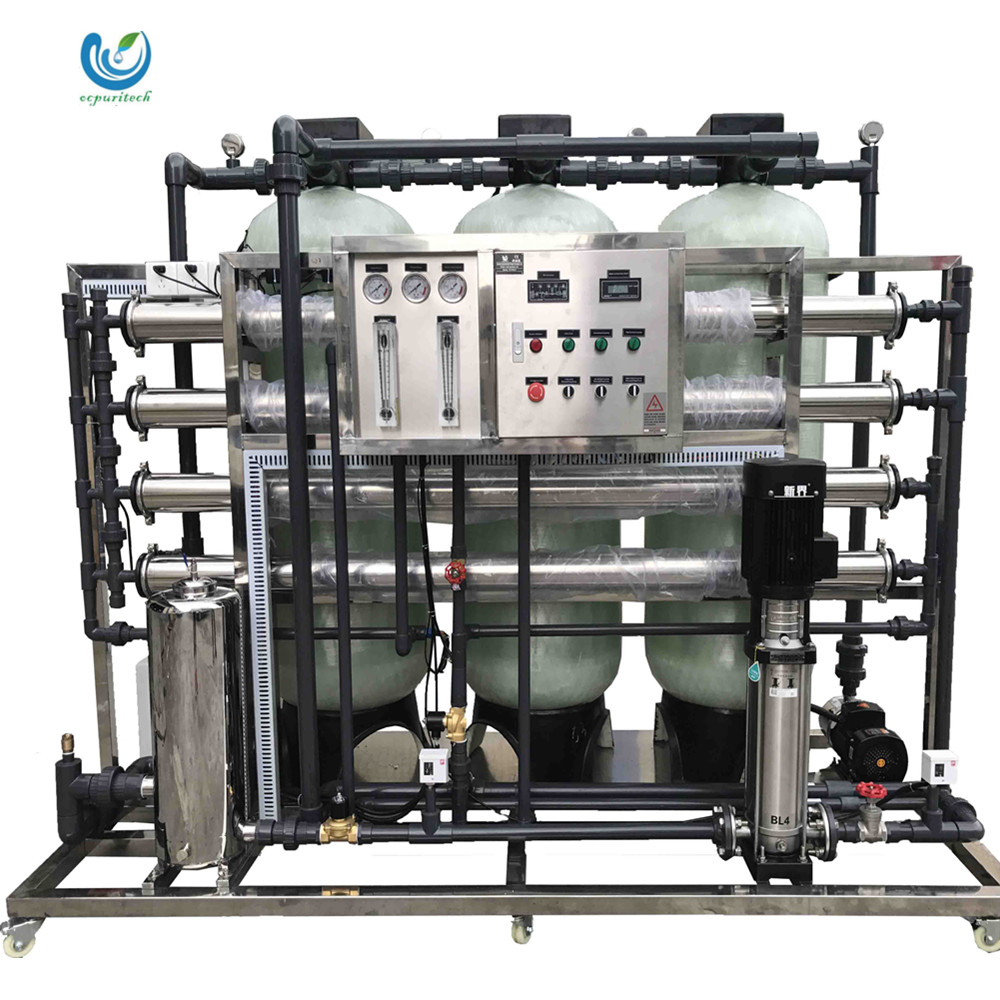 RO Water purifier spare parts 2T/H salt water treatment plant water bottle production line