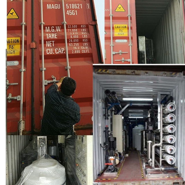 CE certificate Sea water desalination unit portable desalination water treatment plantcost for producing drinking water