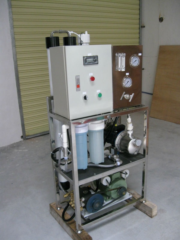 Ro water filter system for seawater desalination system