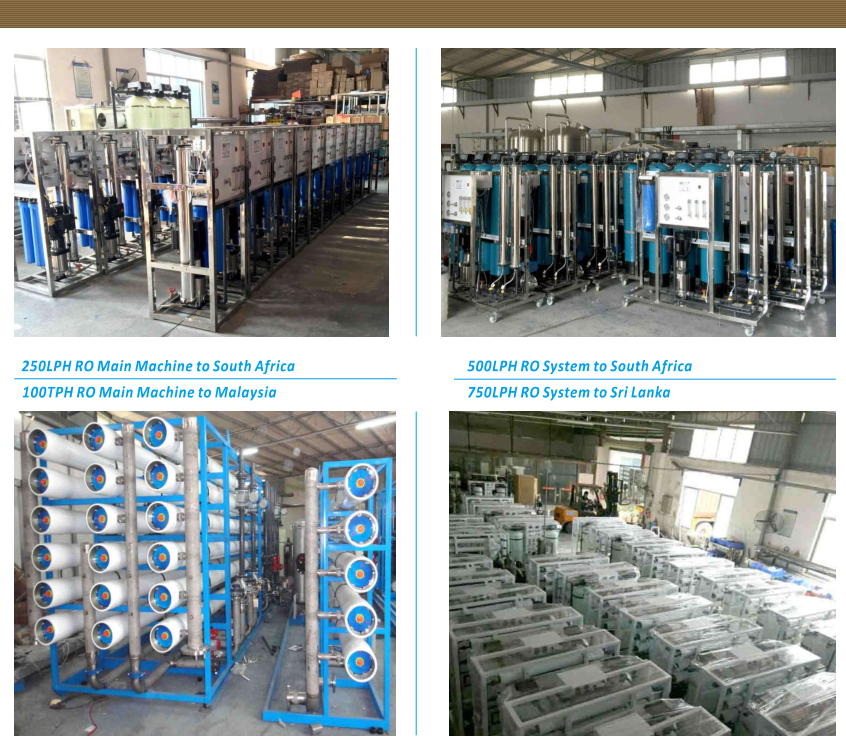 100LPH Professional design free technical support desalination plant sea water for sea water desalination system