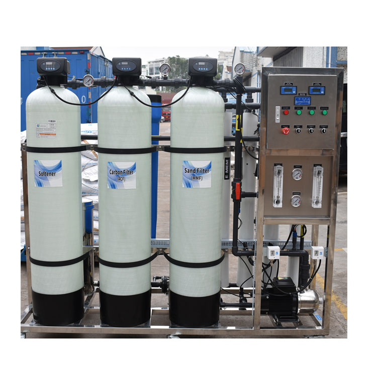 1000LPH waste water treatment equipment industrial water purification systems