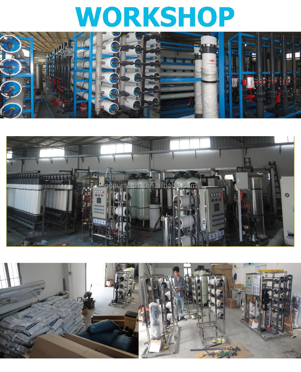 product-Ocpuritech-Made in china commercial 800GPD ro water system with vontron ro membrane-img-4