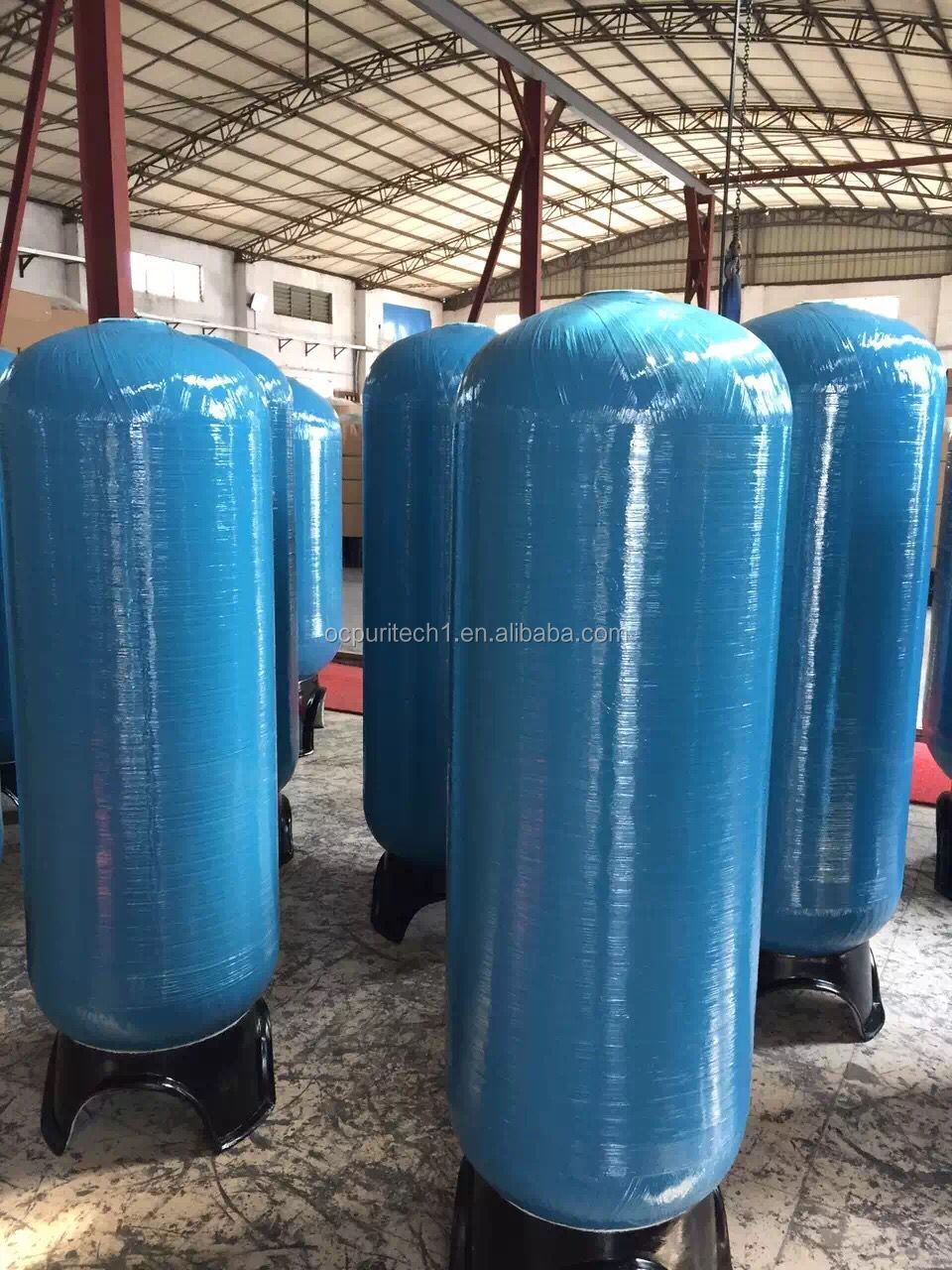 FRP tank with control valve for RO Water treatment