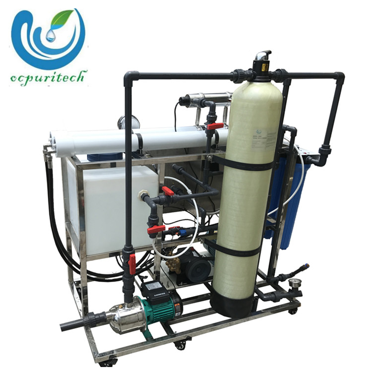 200lph manual reverse osmosis seawater used desalination plant in water treatment system