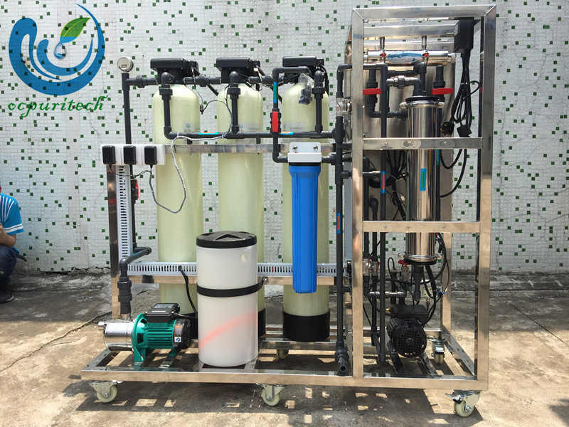 FRP water Tank with 800GPD RO water purifier