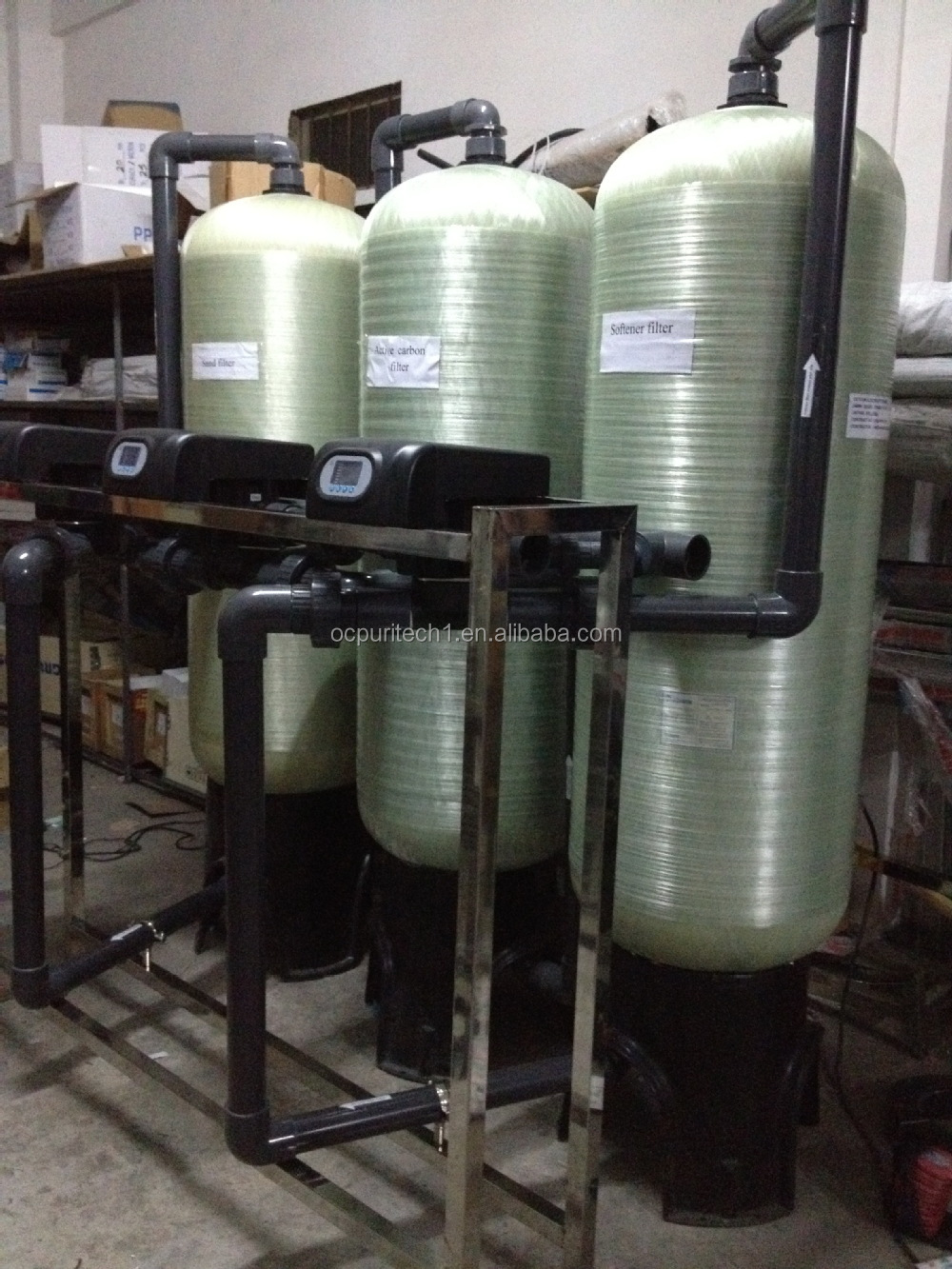 Industrial commercial Water treatment multi media ro water filter filter pretreatment