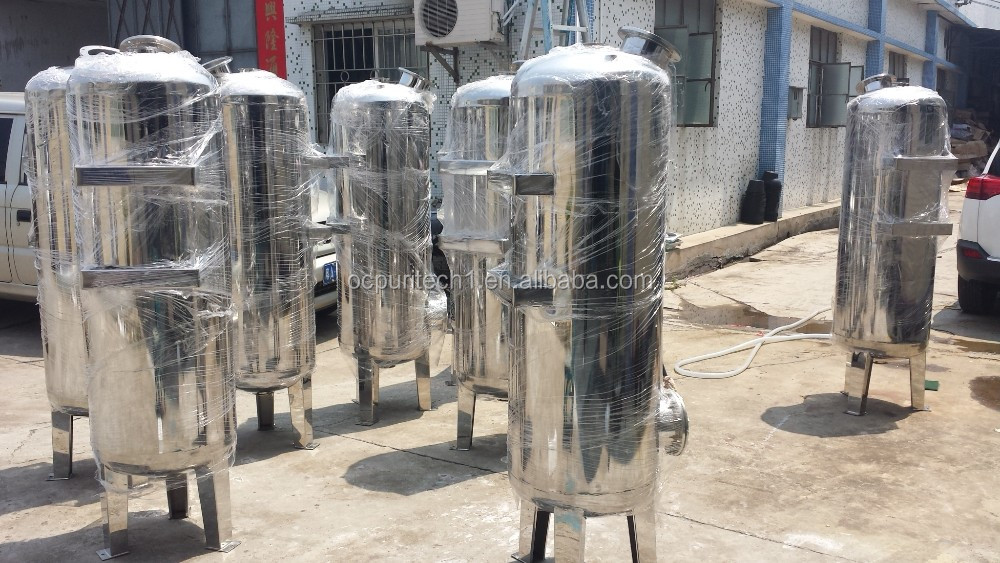 stainless steel water filter vessel
