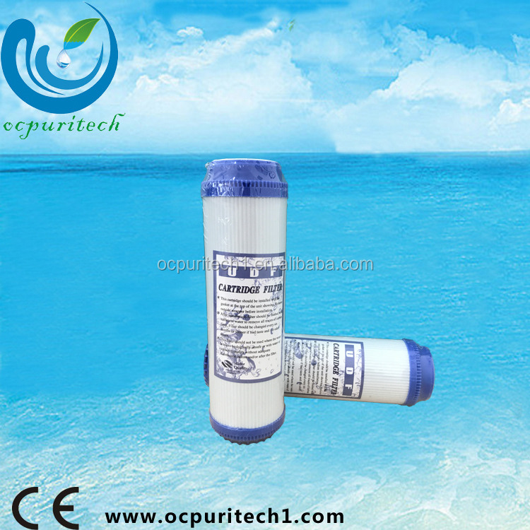 10 inch udf alkaline activated carbon water filter cartridge