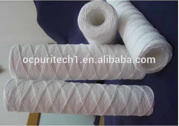 wholesale PP core PP yarn /cotton string spiral wound water filter cartridge