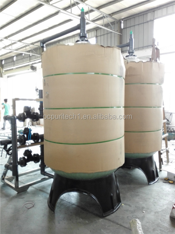 4872 inches activated carbon and sand FRP water filter vessels