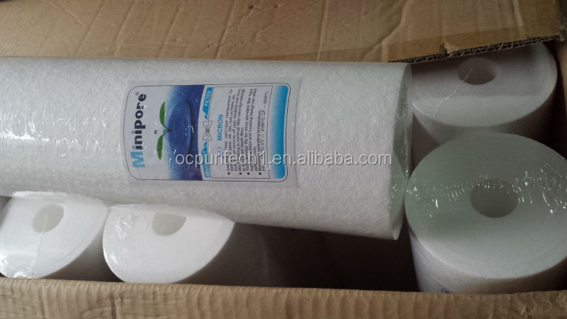 Ocpuritech 20" BB 5 micron polypropylene water filter cartridge