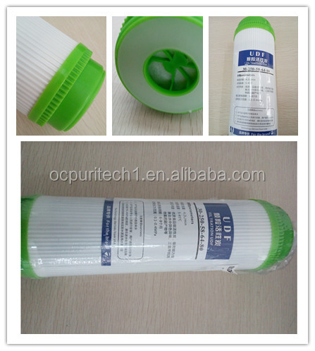 refillable gac udf water filter cartridge