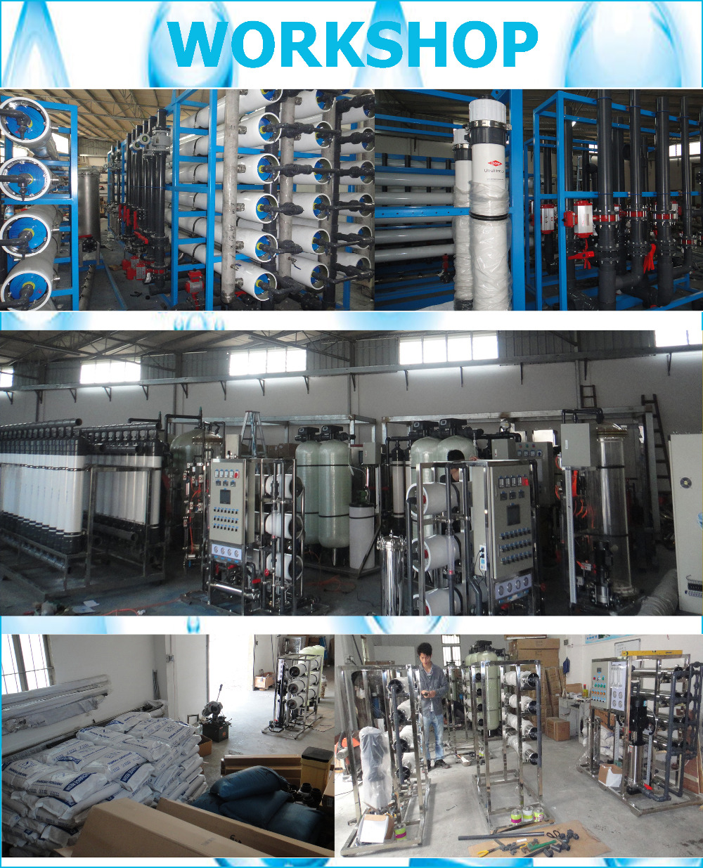 guangzhou Ro edi electronic data interchange water treatment system -EDI modules salt water treatment