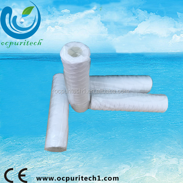 mineral cotton string wound water filter cartridge