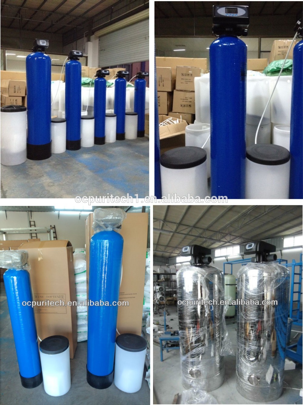 water Softener For Water Treatment Plant And Water Filter As Pretreatment