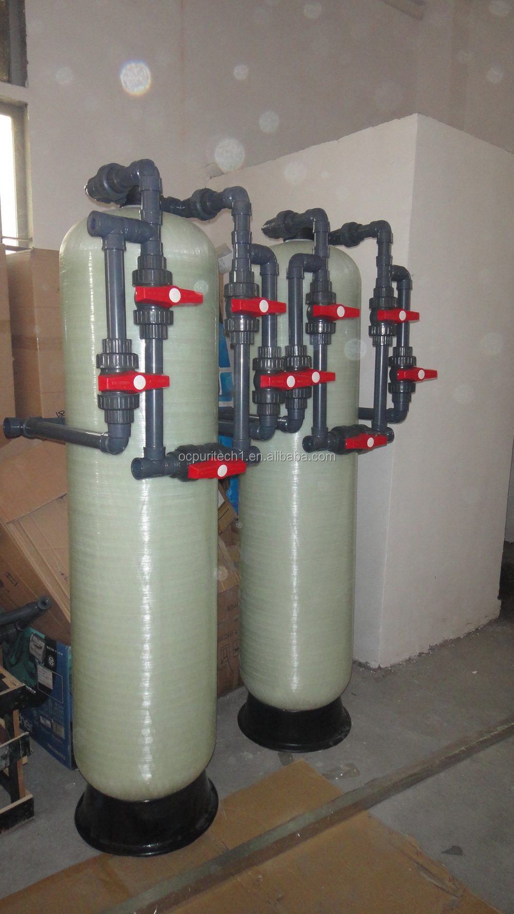 Multi media activated carbon filter pretreatment for water treatment