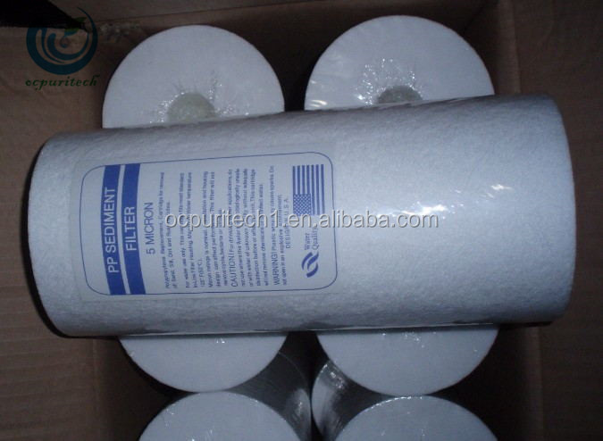 Fat PP Sediment Filter cartridge Micron For Big Blue Housing