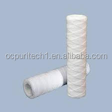 mineral cotton string wound water filter cartridge