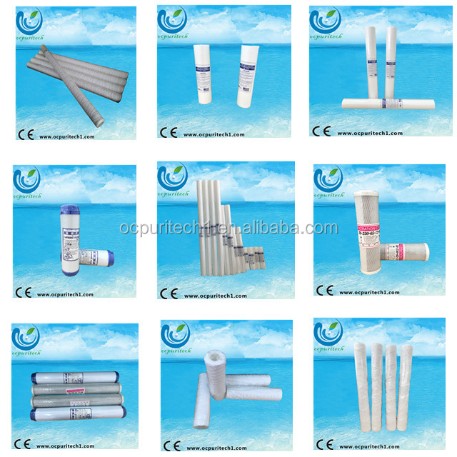 10 inch udf alkaline activated carbon water filter cartridge