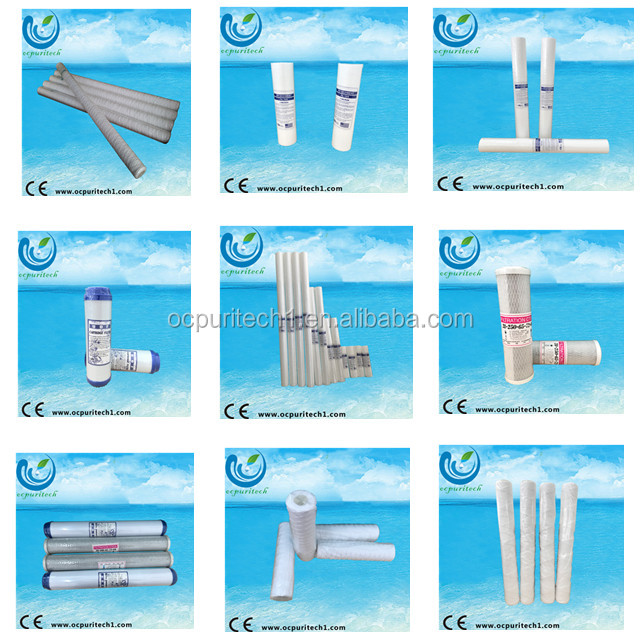 industrial CTO activated carbon water filter cartridge