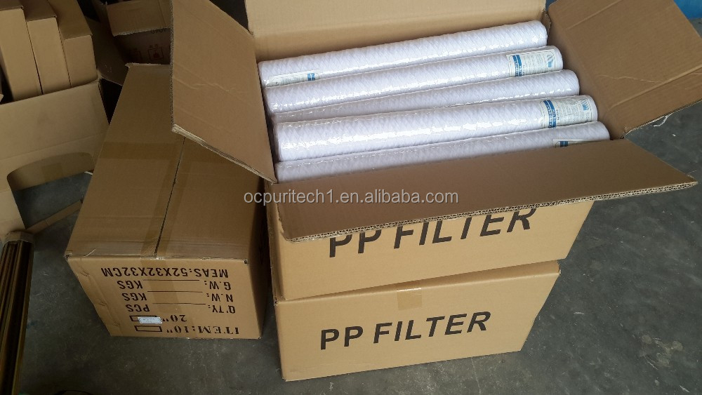 20'' PP yarn cartridge filter for RO system