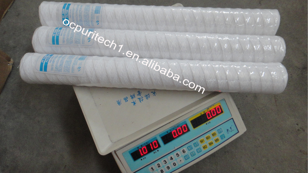 20'' PP Yarn 25micron water filter cartridge 5micron sediment filter cartridge