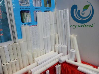 High Quality 40 inch 5 micron spun pp yarn poly wound water filter cartridge