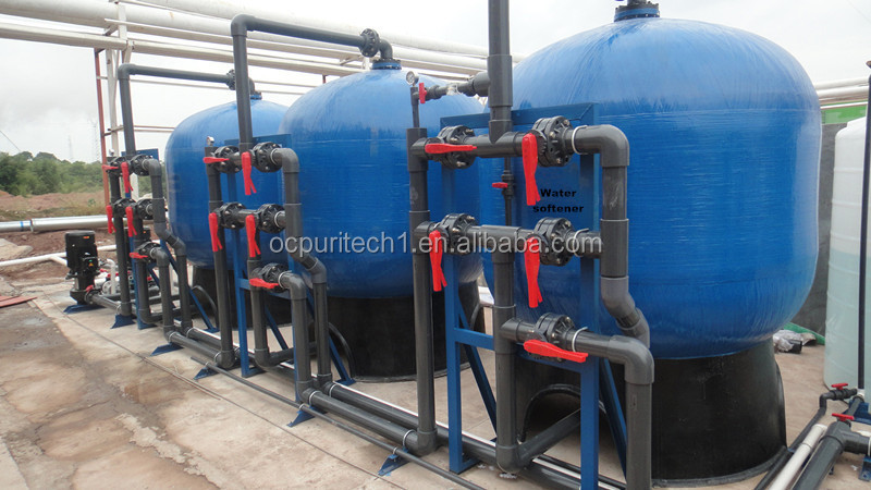 water filter water treatment plant with sand filter and carbon filter softener