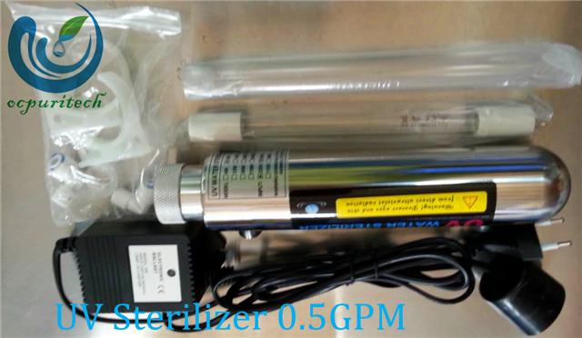 16w Water Treatment Uv System Ultraviolet Water Sterilizer Ocpuritech 0177