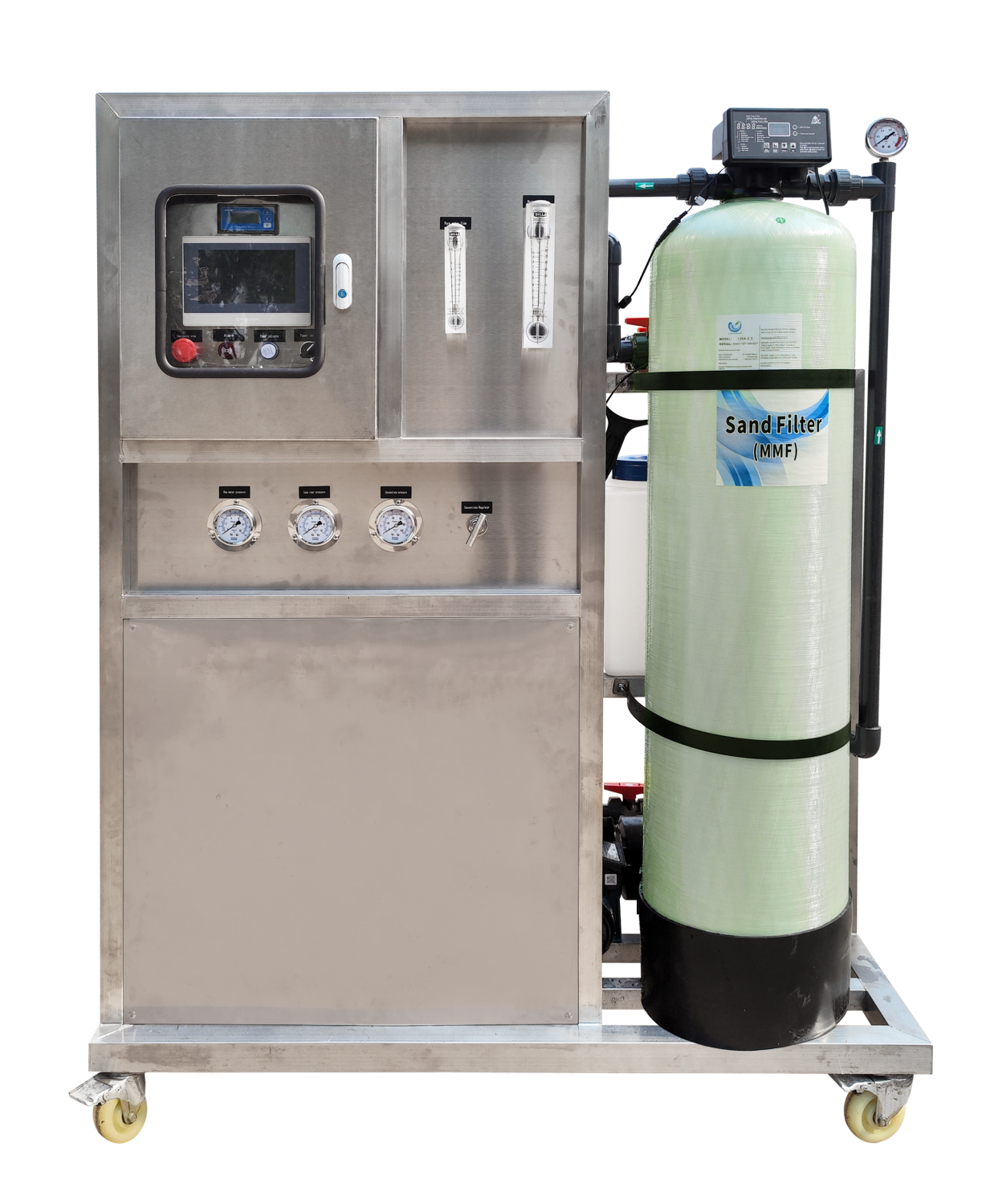500LPH Seawater Desalination RO System for Freshwater Needs, Cost-Effective Reverse Osmosis Water Purification by Ocpuritech