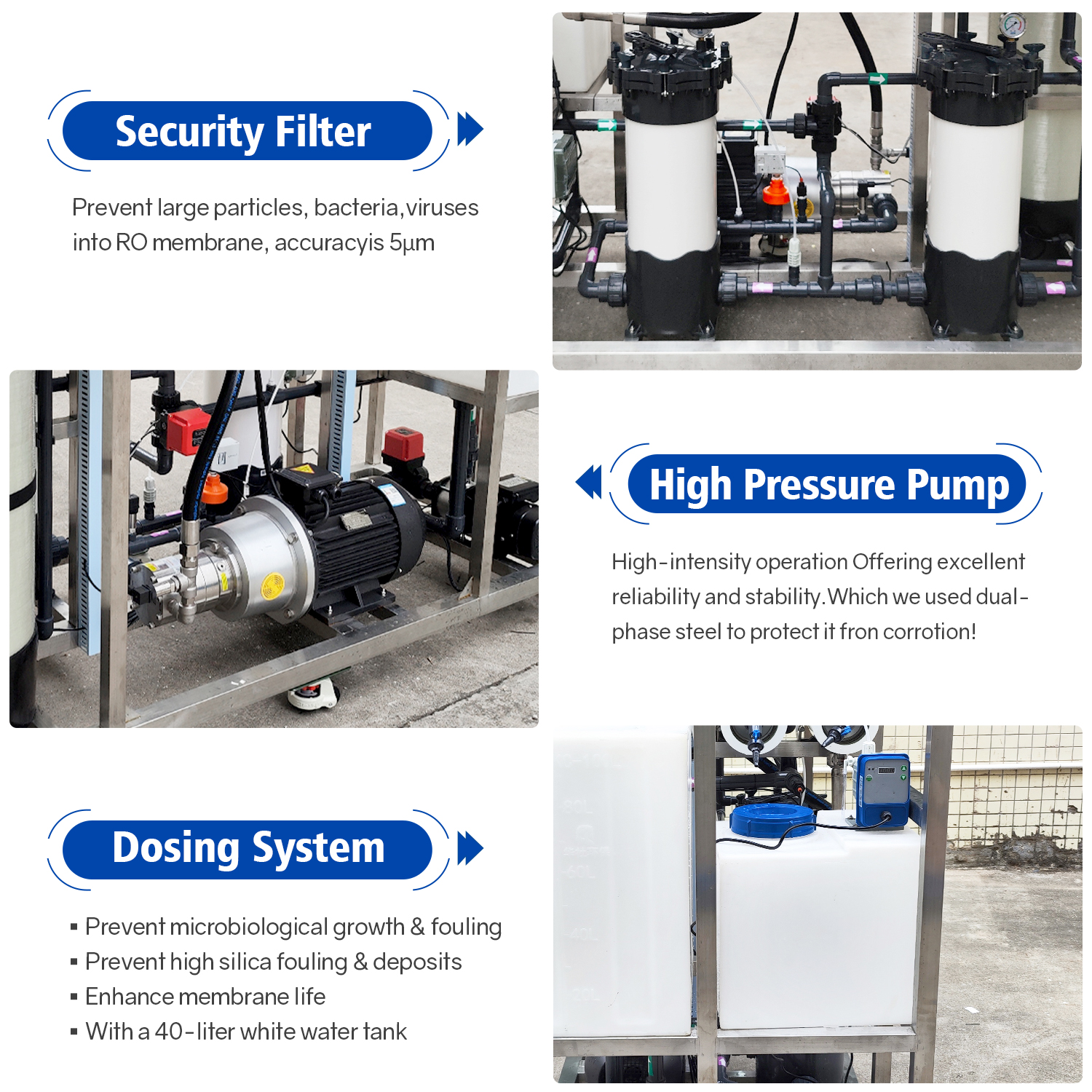 1TPH Seawater Desalination Water Treatment Plant
