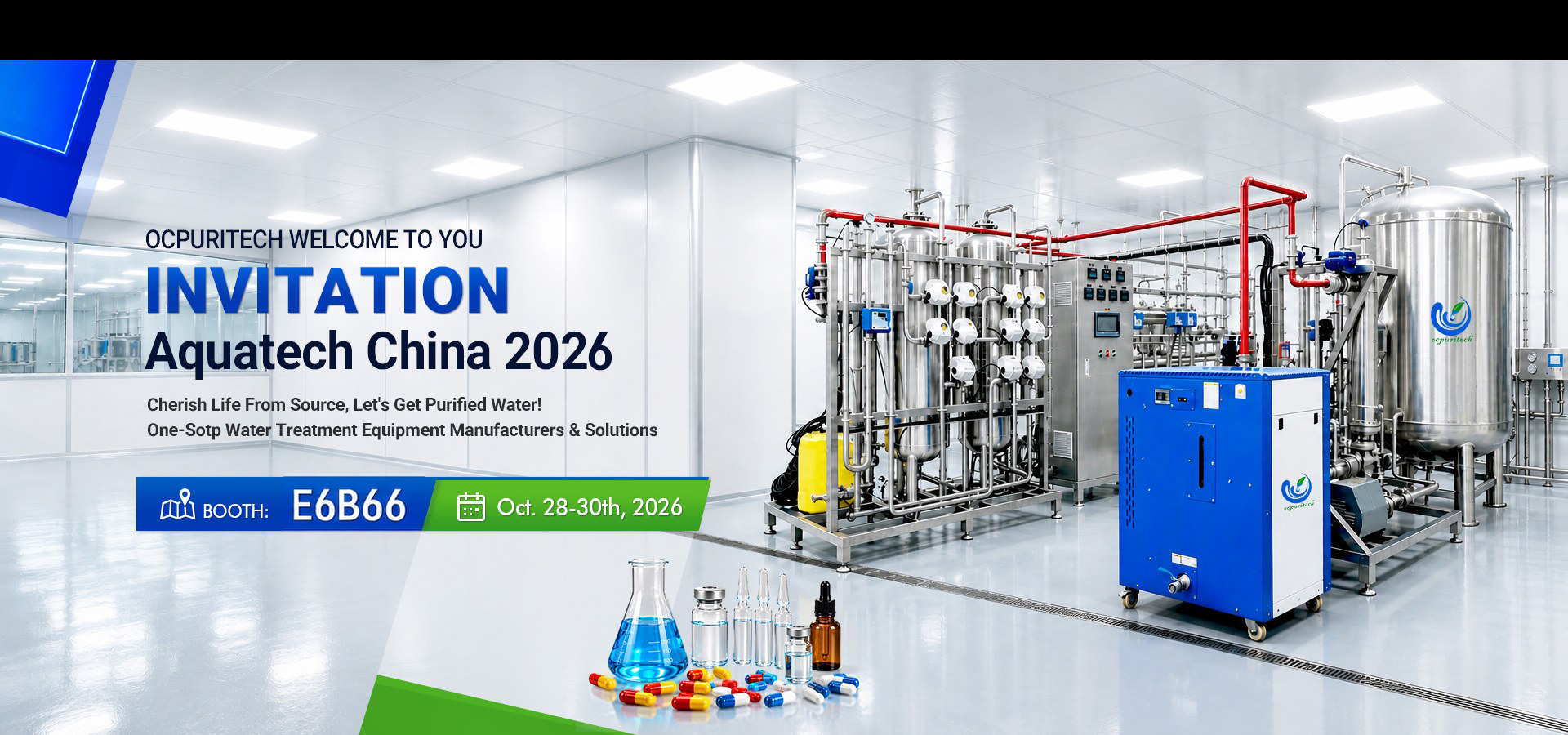 Ocpuritech invites you to Aquatech China 2026